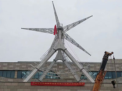 摩天轮安装阶段